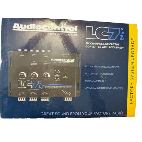 AudioControl LC7i Six Channel Line Output Converter w AccuBASS New In Box - Picture 5 of 9